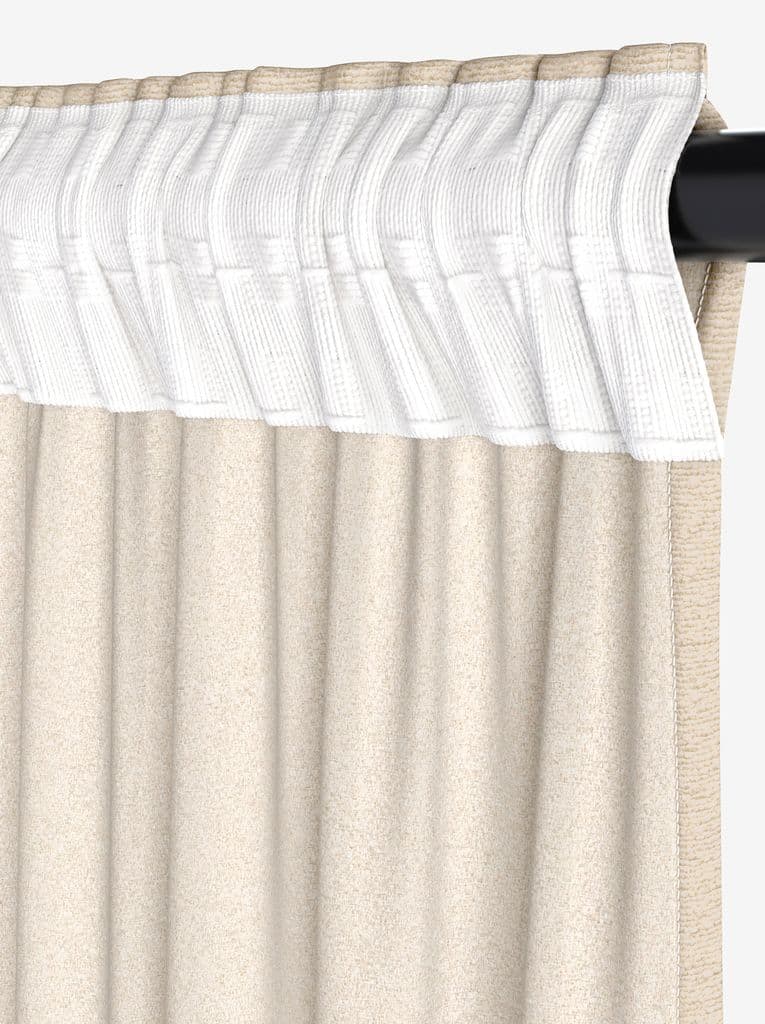 Cortinado ERKEN 1x140x245 branco