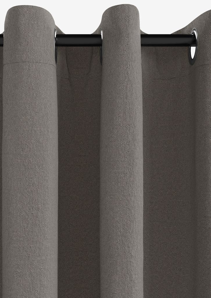 Cortinado semiopaco KVINGLA 1x140x245 cinzento quente