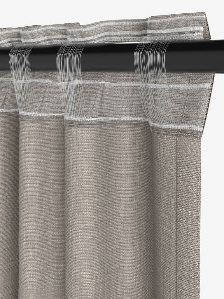 Cortinado GODDO 1x135x245 areia escuro
