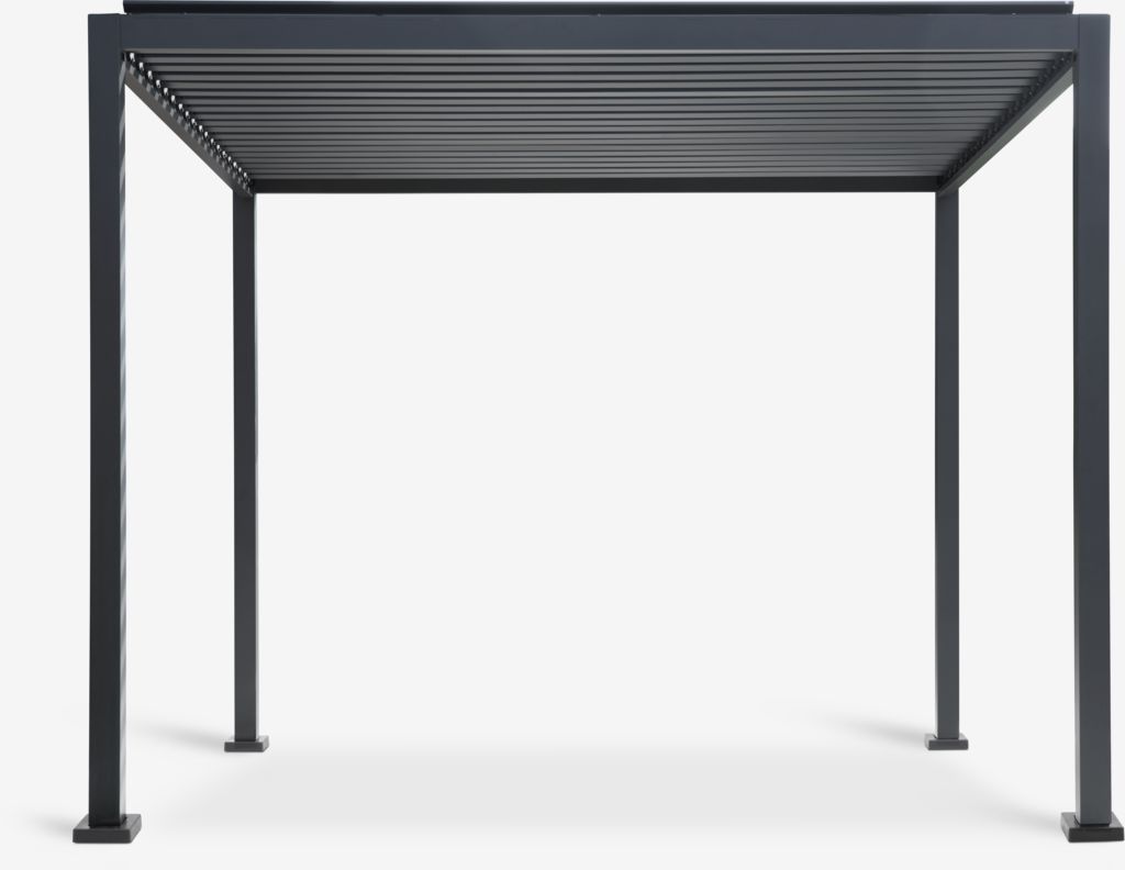 Pérgula KONGEMOSE L3xC3xA2,36m preto