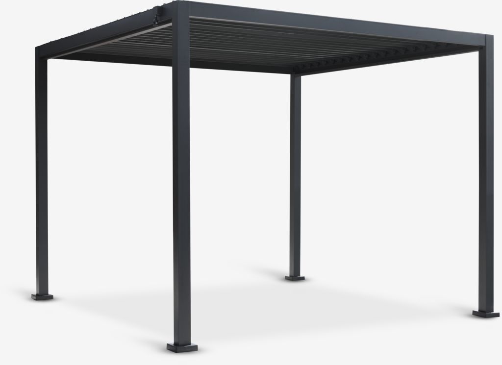 Pérgula KONGEMOSE L3xC3xA2,36m preto