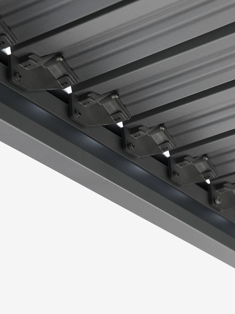 Pérgula KONGEMOSE L3xC3xA2,36m preto