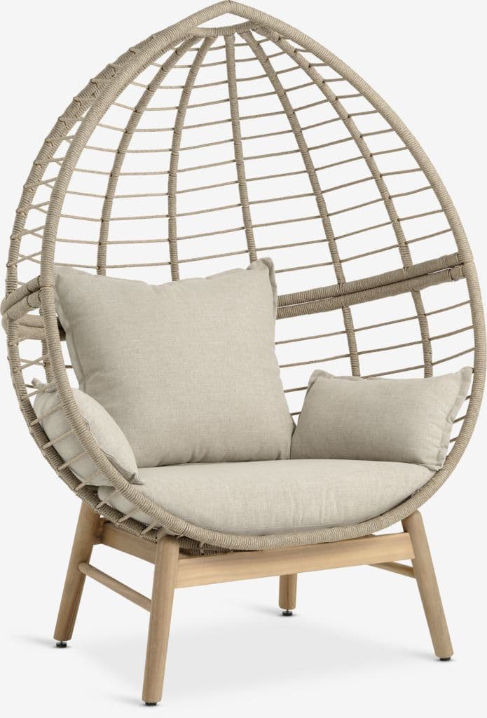Cadeira lounge VARMING natural