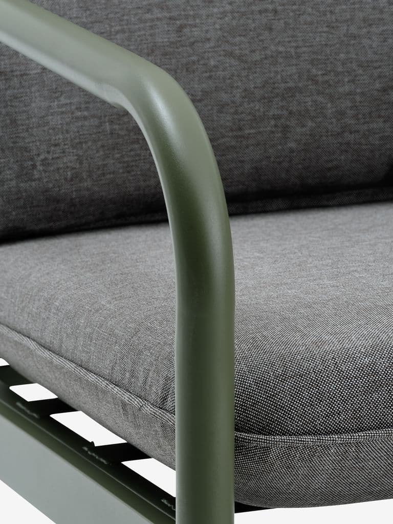 Lounge set TEGLUM 5 lugares verde-azeitona