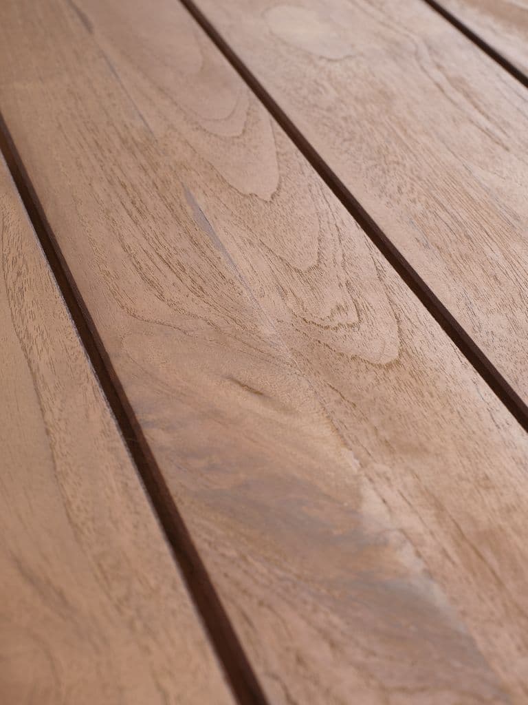 DRAMMEN C210 mesa teca + 4 ILDERHUSE cadeira natural