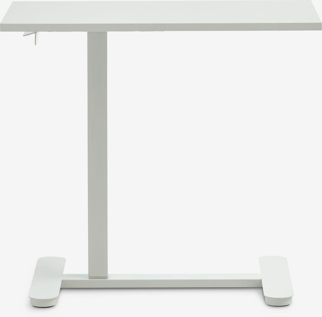 Mesa altura regulável a gás LUNDTOFT 40x70 branco