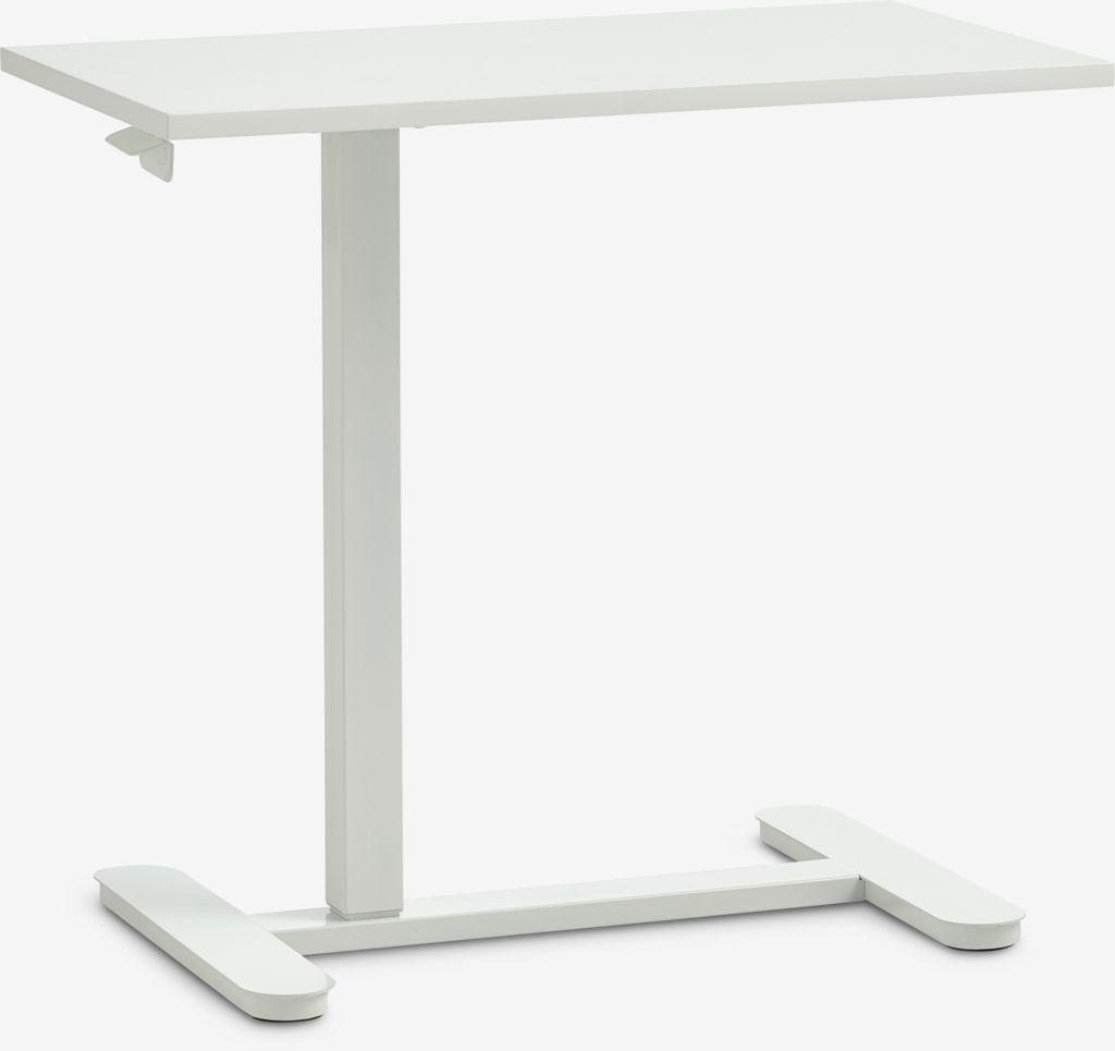 Mesa altura regulável a gás LUNDTOFT 40x70 branco