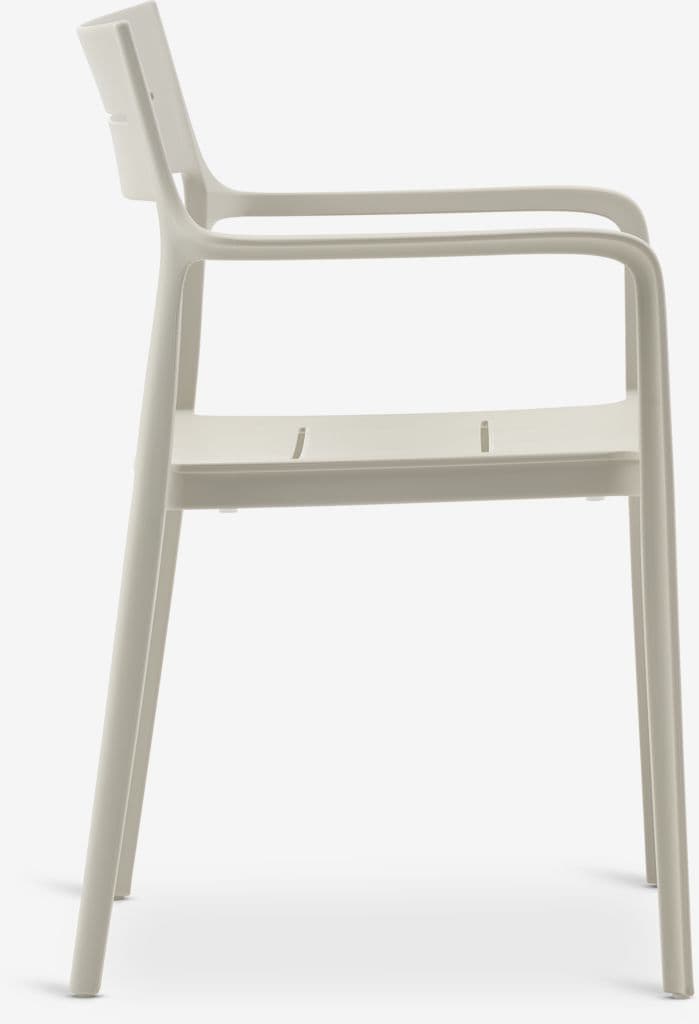 VAMDRUP Ø120 mesa + 4 INGSTRUP cadeira bege