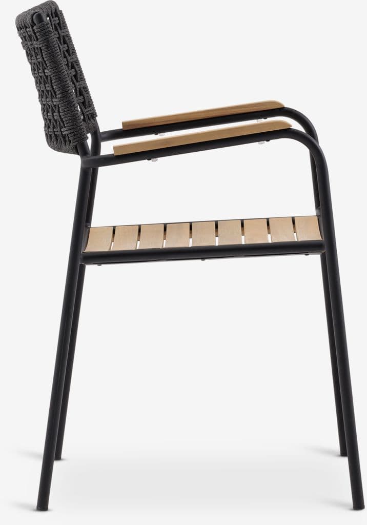 HESTEHAVE C205/275 mesa + 4 AJSTRUP cadeira preto