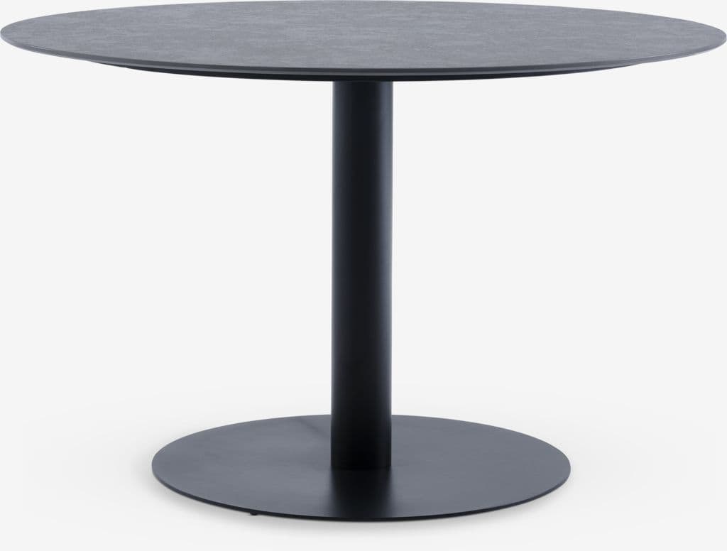 Mesa de jardim VAMDRUP Ø120 cinzento