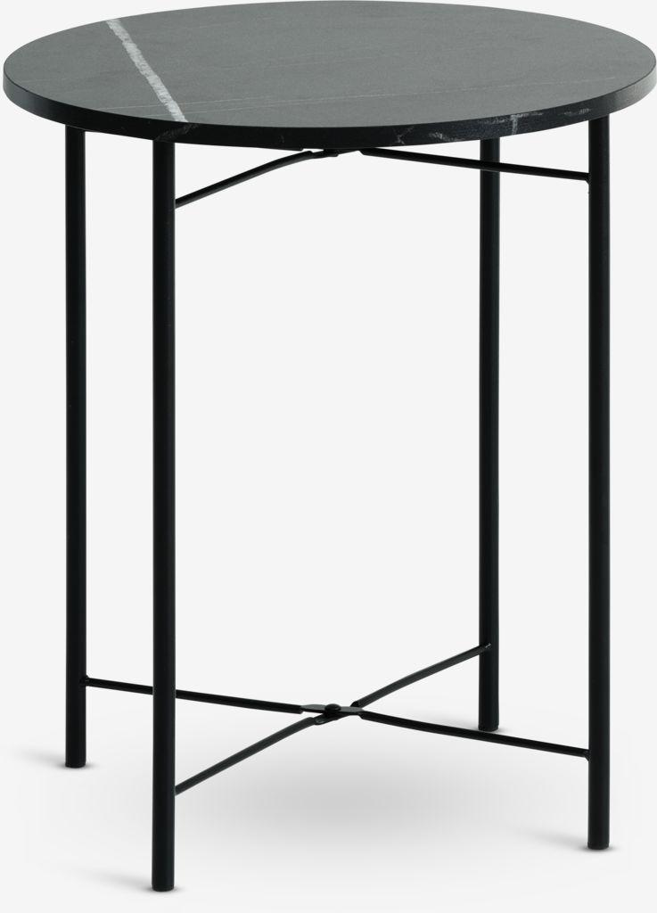 Mesa de apoio TURUP Ø40 cor mármore/preto