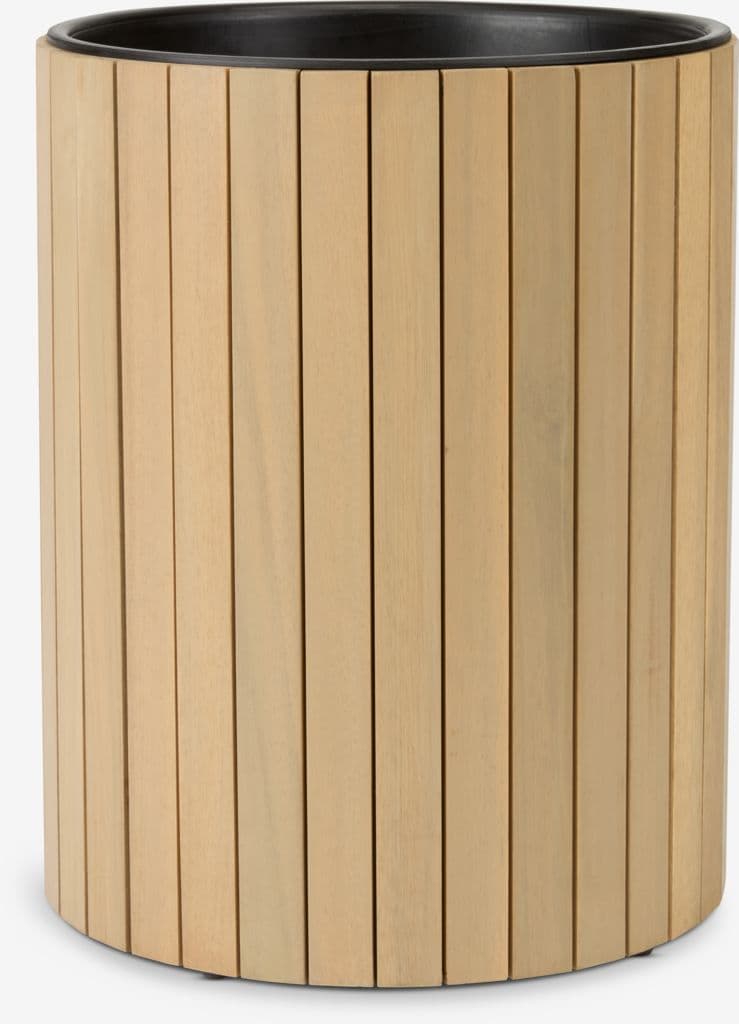 Vaso de jardim EJDER Ø34xA43cm madeira dura