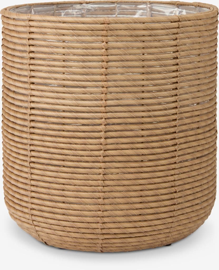 Cesto de jardim GULSANGER Ø40xH42 natural