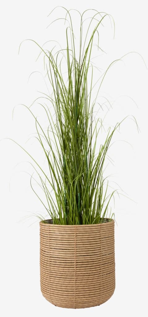 Cesto de jardim GULSANGER Ø40xH42 natural
