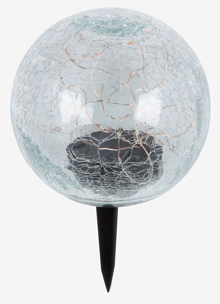 Candeeiro solar HAVSVALE Ø15xA25cm transparente
