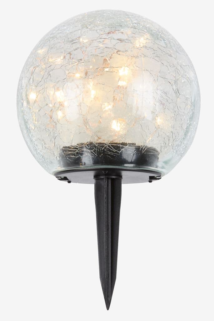 Candeeiro solar HAVSVALE Ø15xA25cm transparente