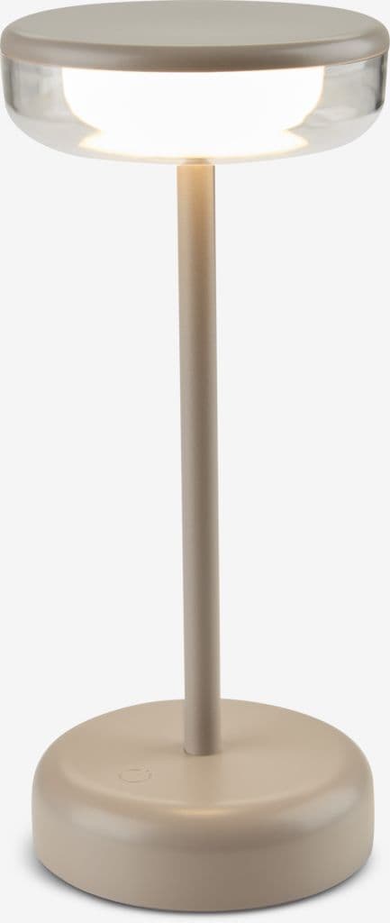 Candeeiro de mesa HUMLEBI Ø11xA25cm areia