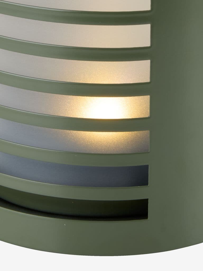 Candeeiro decorativo HAVTERNE Ø16xA22cm verde