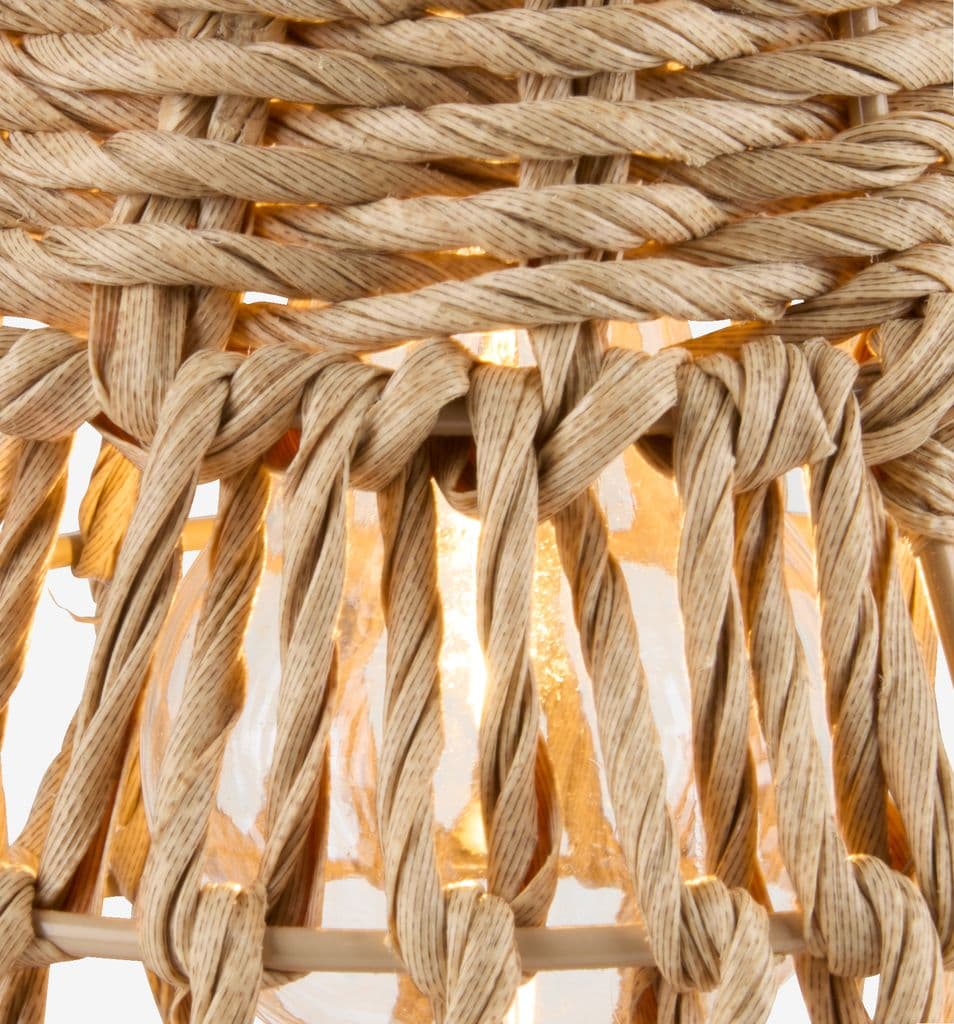 Candeeiro decorativo BREMSE Ø18xA22cm natural