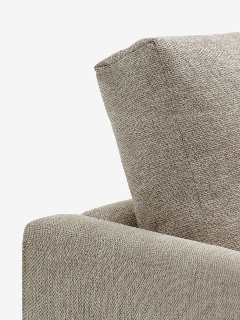 Sofá HVIDBJERG chaise-longue areia