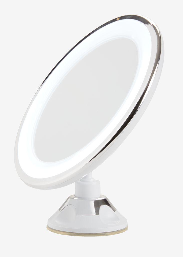 Espelho de maquilhagem VEDDIGE com LED Ø20xA22cm branco