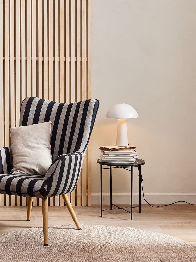 Mesa de apoio TURUP Ø40 cor mármore/preto