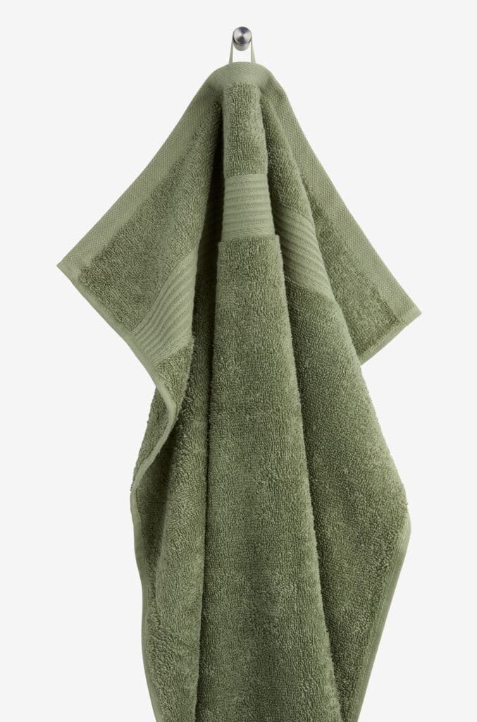 Toalha de mãos KARLSTAD 50x100 verde-tropa