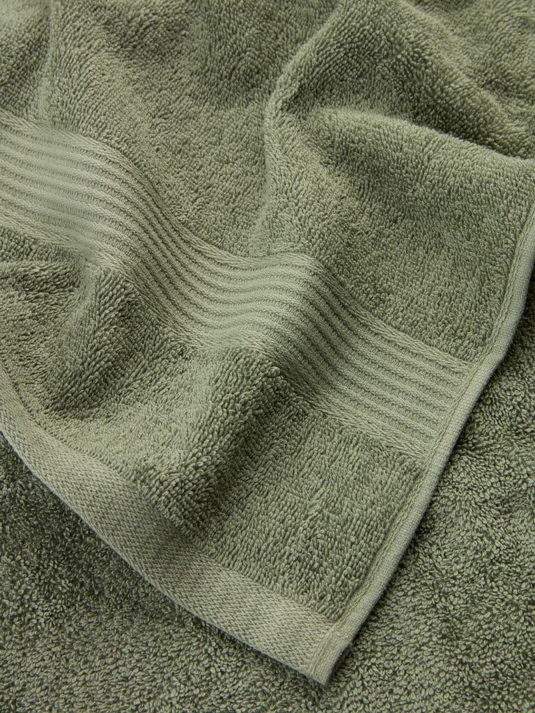 Luva de banho KARLSTAD 15x21 verde-tropa