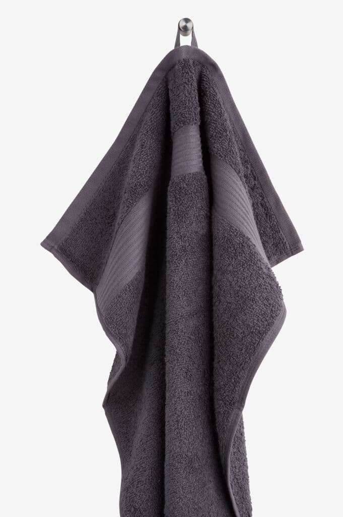 Toalha de mãos KARLSTAD 50x100 cinzento escuro