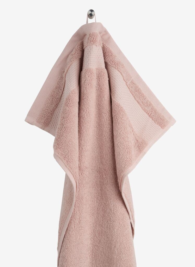 Toalha de mãos NORA 50x100 rosa velho