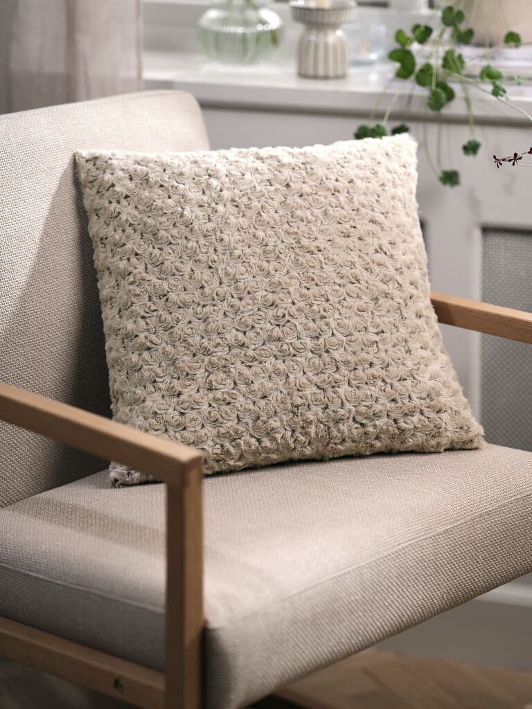 Almofada decorativa KONGSSPIR 45x45 bege