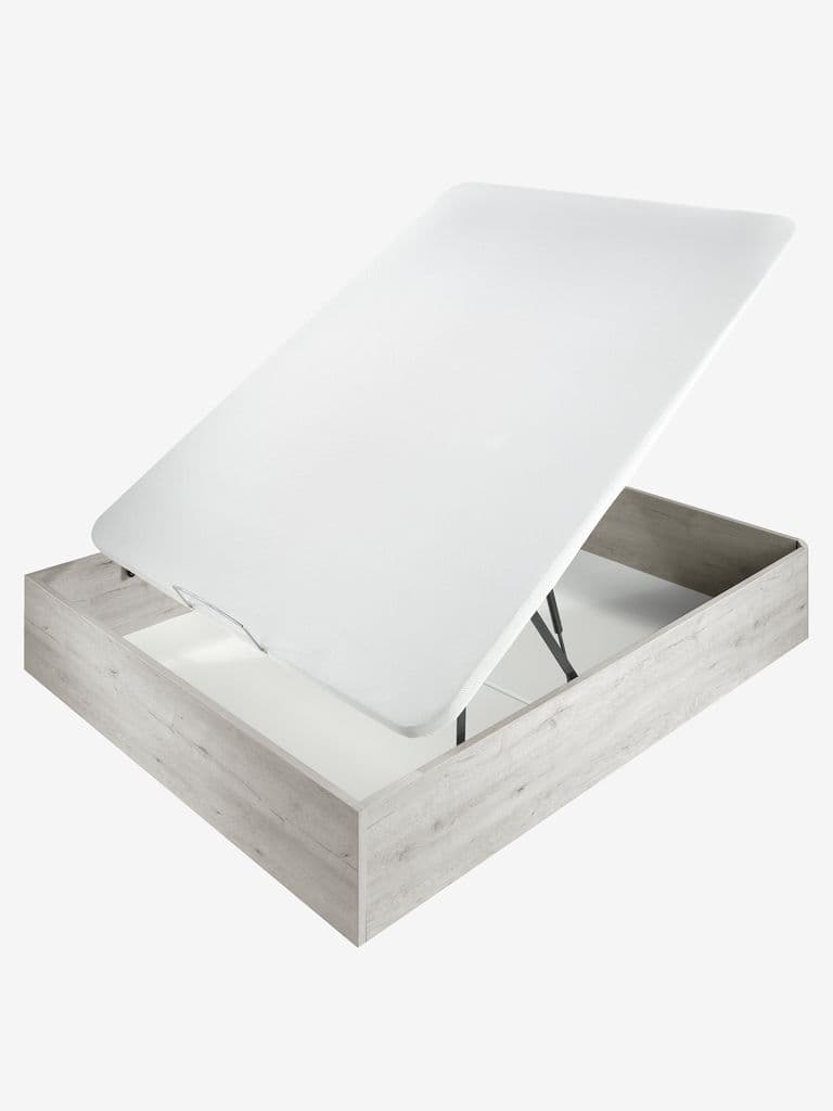Base sommier 90x190cm SKJELA GA45 cinzento claro