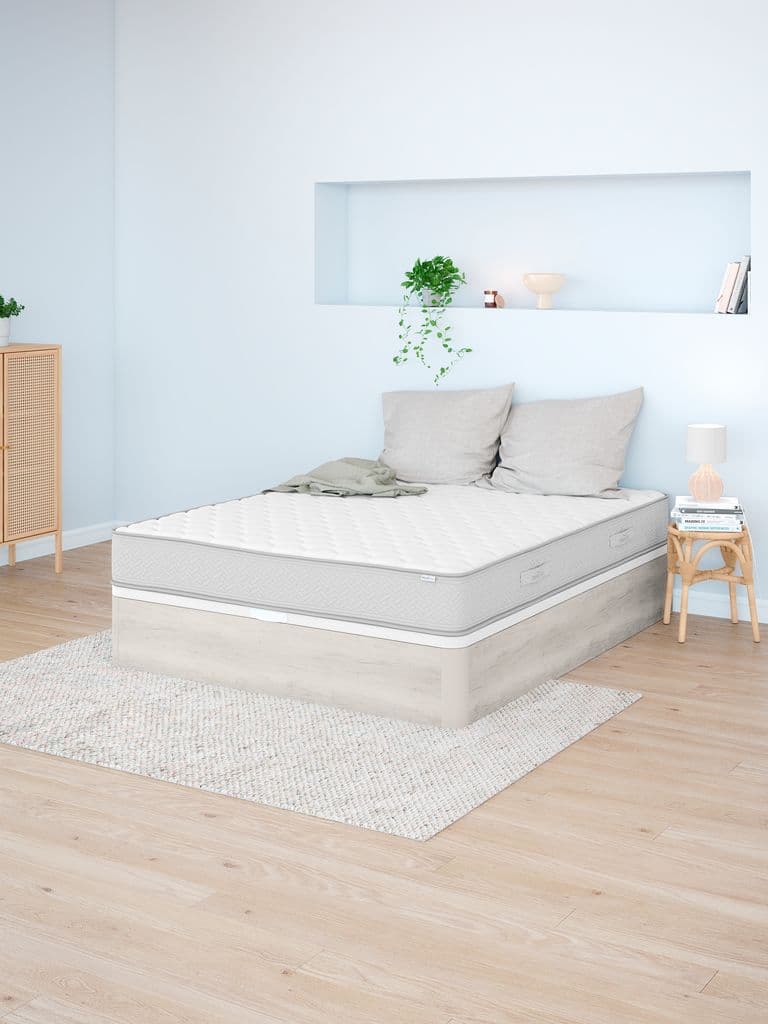 Base sommier 160x200cm SKJELA GA45 cinzento claro