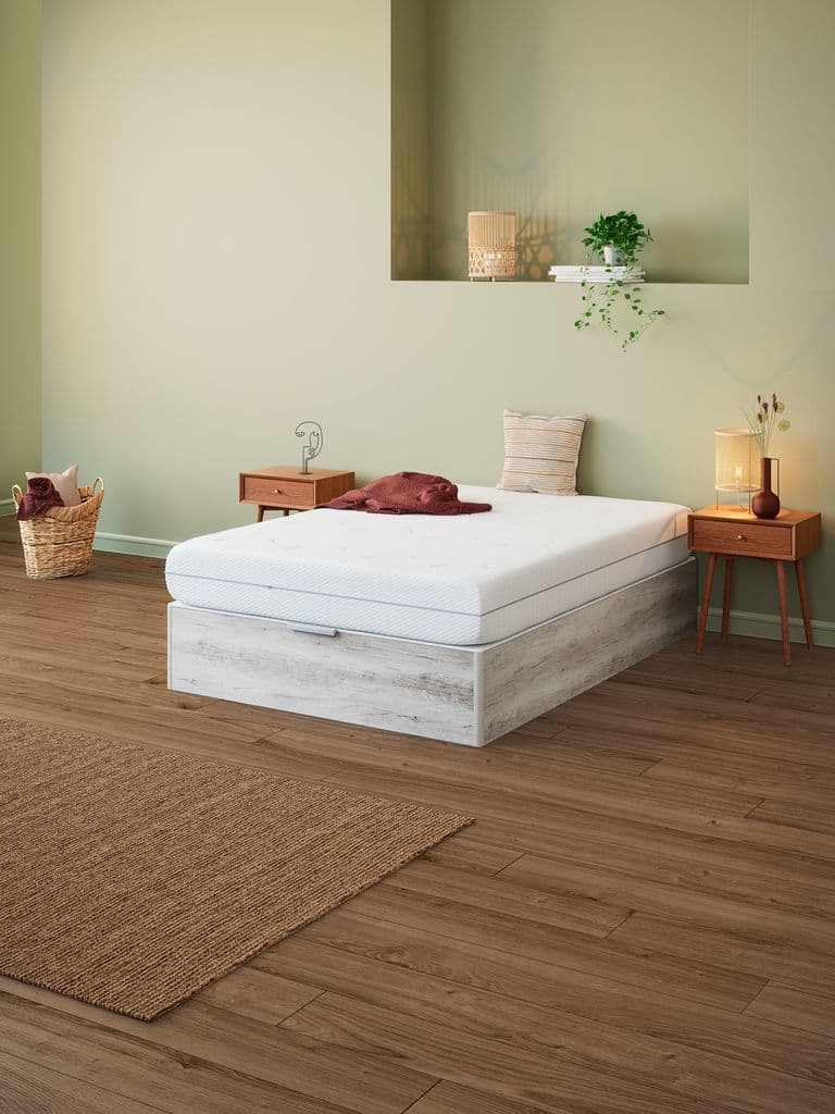 Base sommier 160x200cm URUNDA GA55 cinzento claro