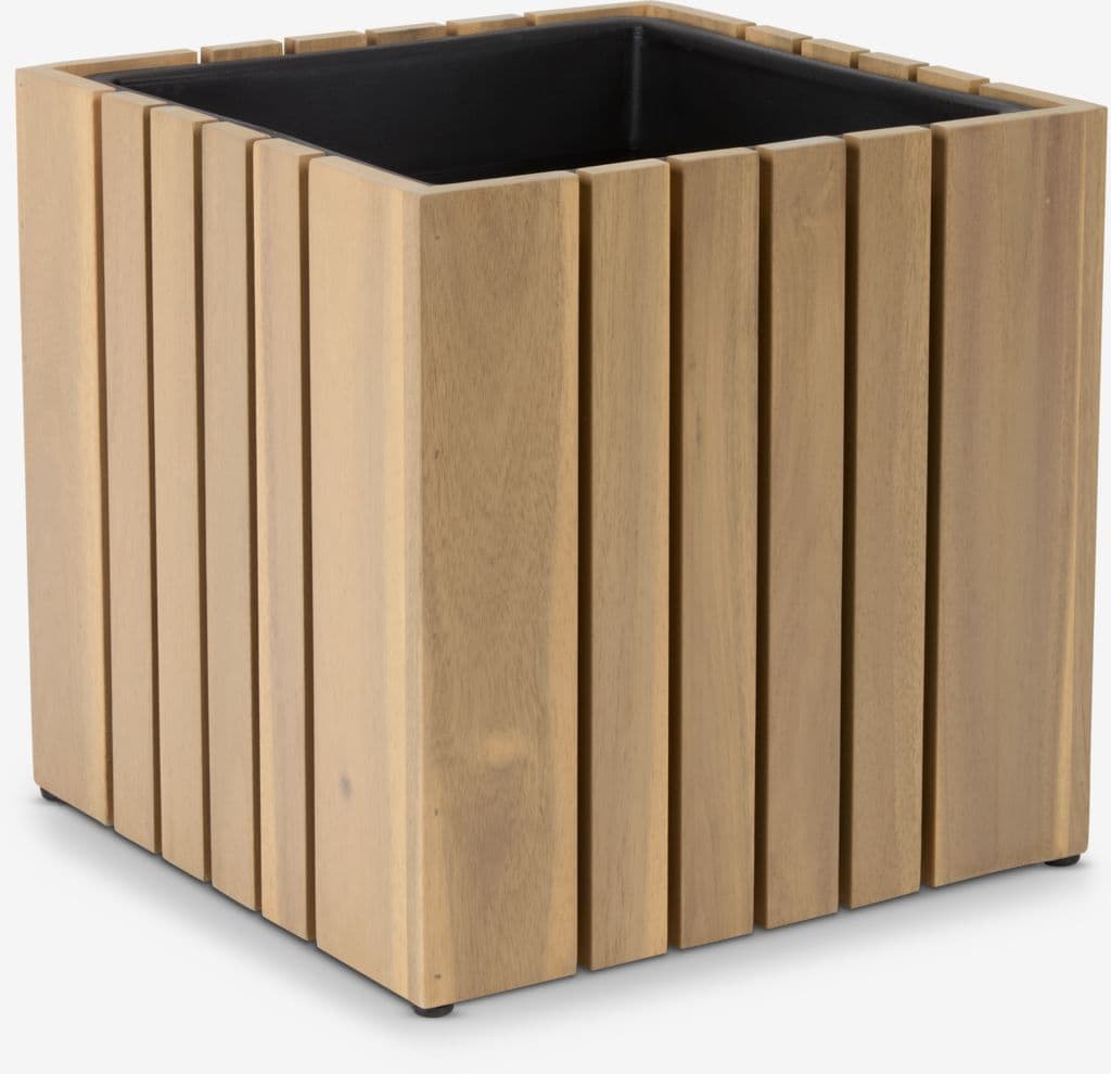 Vaso de jardim EJDER L33xC33xA32 madeira dura