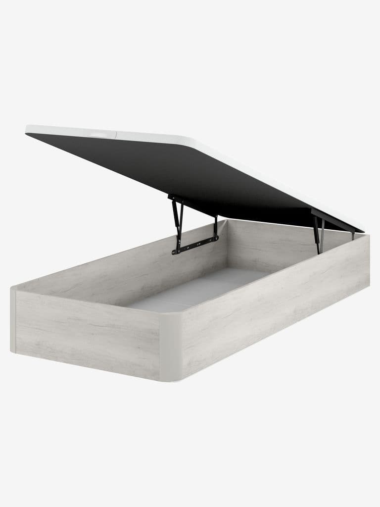 Base sommier 90x190cm SKJELA GA45 cinzento claro