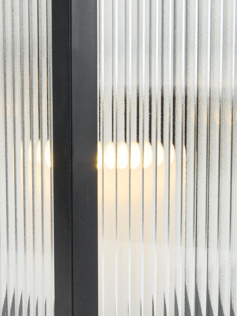 Lanterna GULDSMED L22xC22xA48cm com LED preto