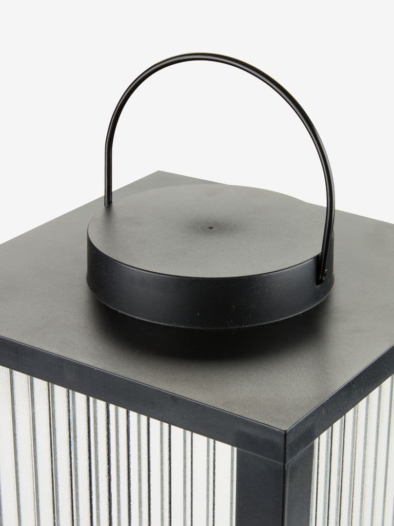 Lanterna GULDSMED L22xC22xA48cm com LED preto
