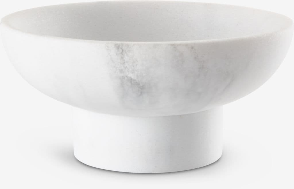 Taça decorativa BERGHEM Ø12xA6cm aparência mármore