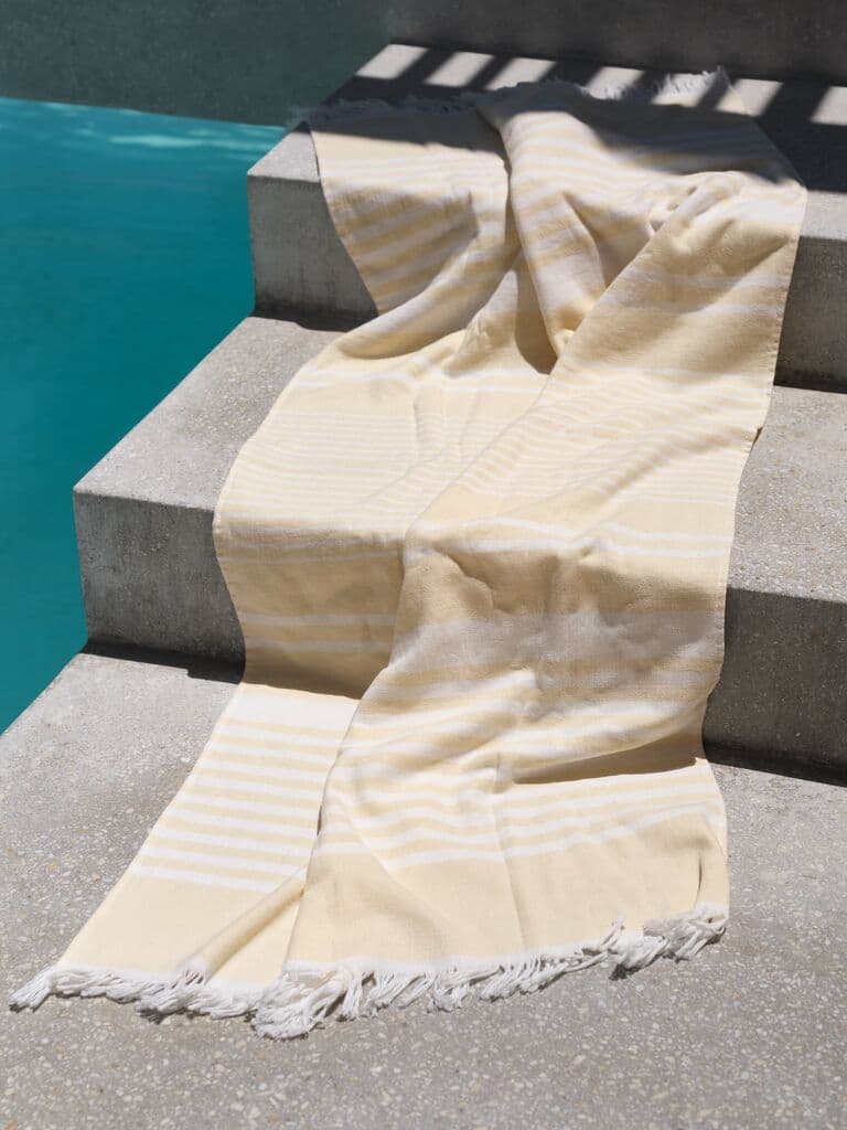 Toalha de praia EMSFORS 80x160 amarelo