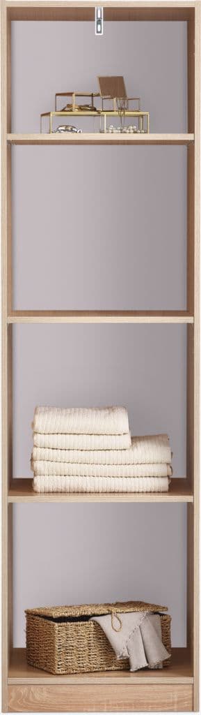 Roupeiro FANDRUP 50x176 1 porta cor carvalho claro