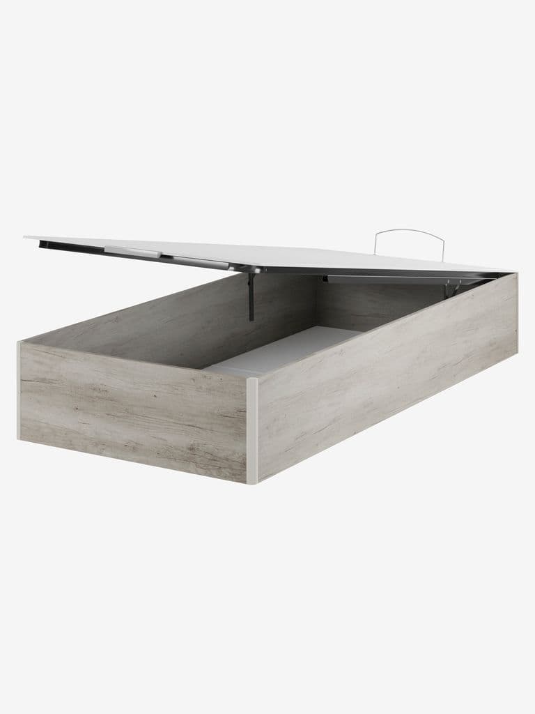 Base sommier 90x200cm URUNDA GA55 cinzento claro