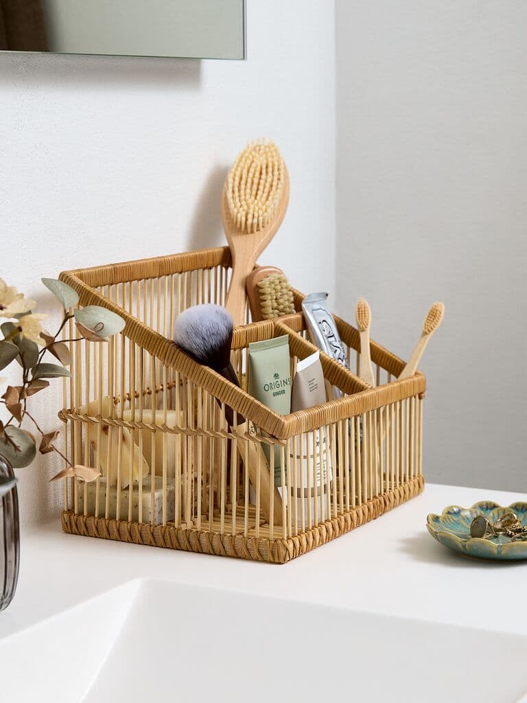 Organizador de maquilhagem HORNDAL 25x20cm bambu