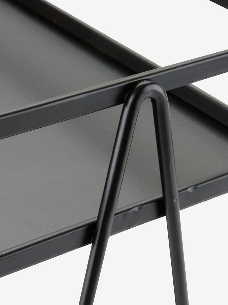Estante de casa de banho NACKA L14xC26xA28cm preto