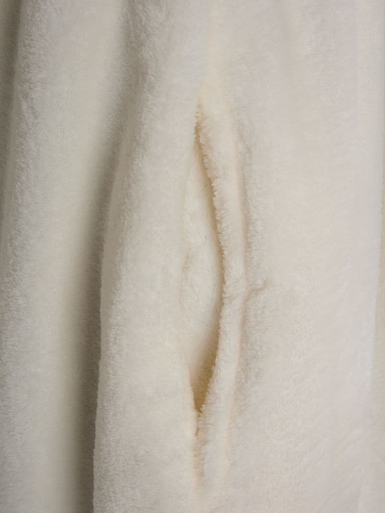 Roupão microfibra NYBRO tamanho único branco