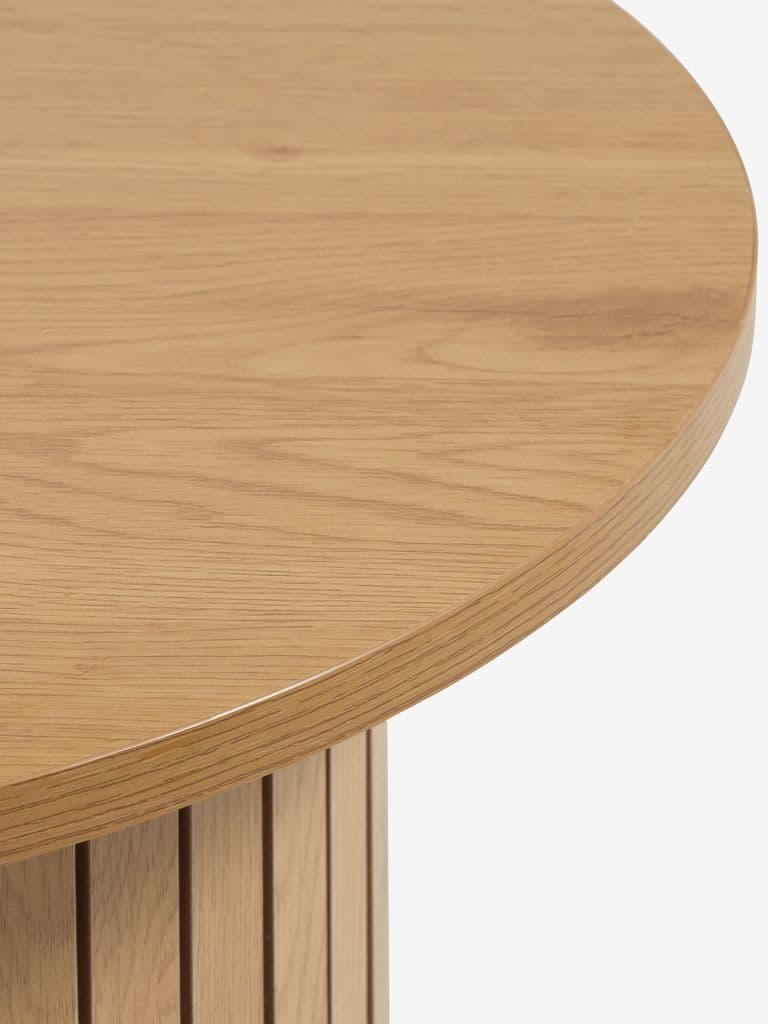 Mesa de centro SPODSBJERG Ø67 cor carvalho