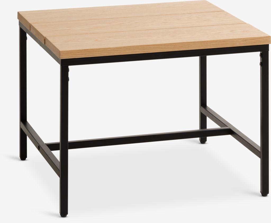 Mesa de centro TEBSTRUP 60x60 carvalho/preto