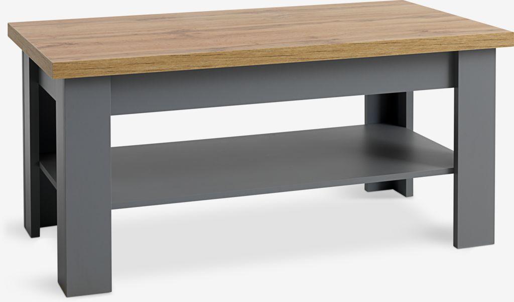 Mesa de centro MARKSKEL 60x110 cinzento/carvalho