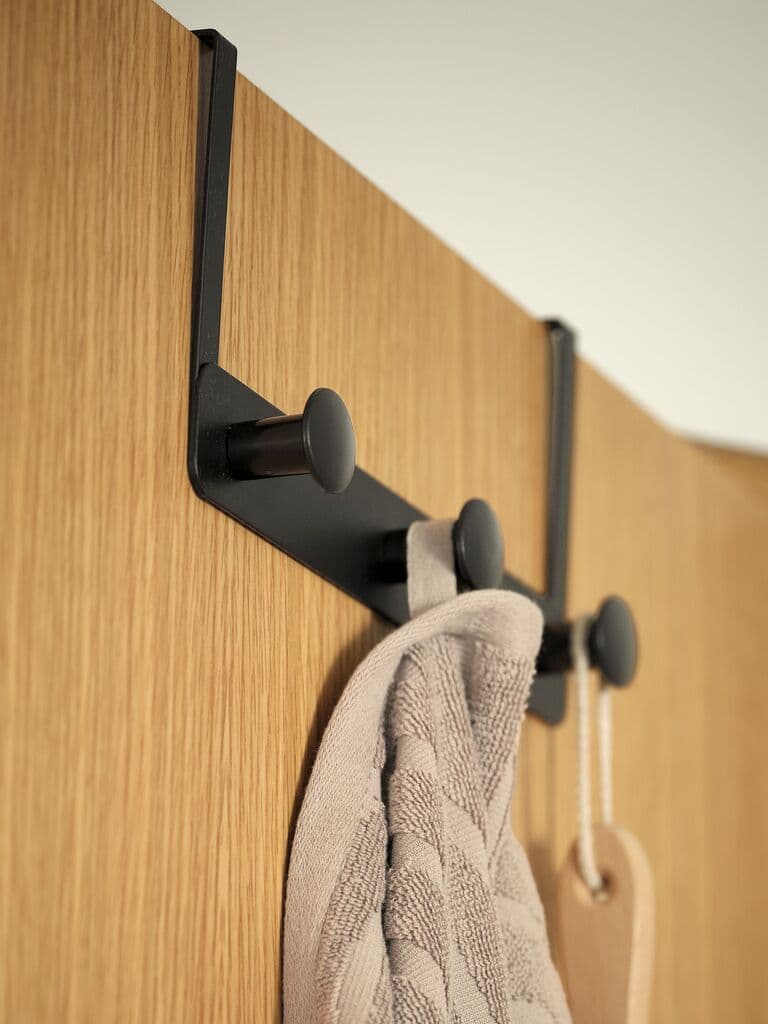 Suporte para toalhas STOCKVIK 25x14x5cm preto