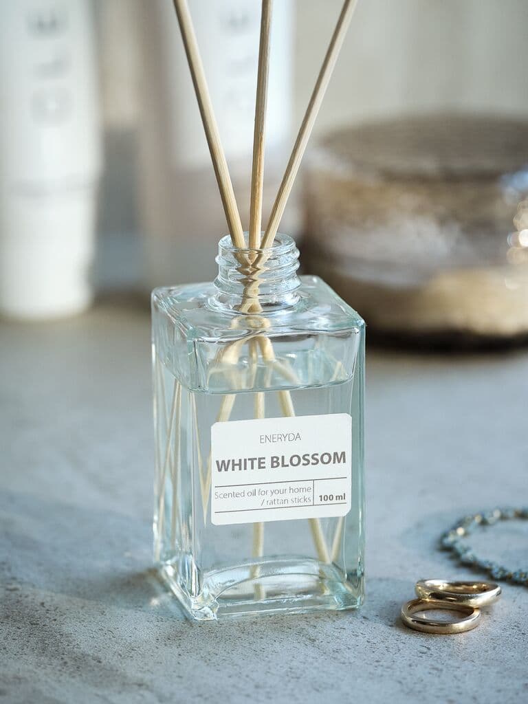 Difusor mikado ENERYDA flor branca 100ml